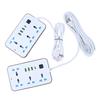 AB Fişli 2/3 Pinli Priz 1 Tip-C 3 USB Portlu 4 Yollu AC Priz 2/3/5M Uzatma Priz Şarj Edebilir Elektrik Priz
