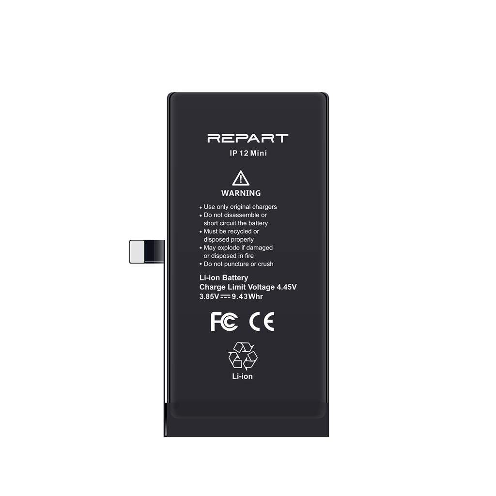Battery for Apple iPhone 12 mini REPART 2450mAh larger capacity