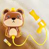 Cartoon Backpack Water Toy with 1000ml Tank Push-Pull Water Toy for Kids Outdoor Summer Toy for Pool Beach