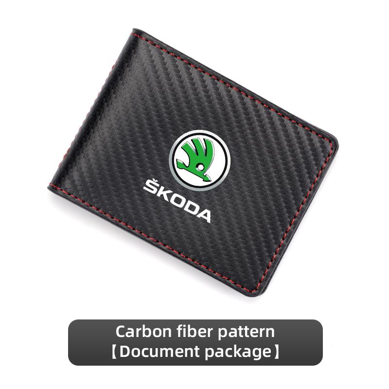 Car driving license card credit card holder For New Skoda Octavia Kodiaq Fabia Superb Karoq Yeti Rapid Mk3 Vrs A4 Car pendant xknz73