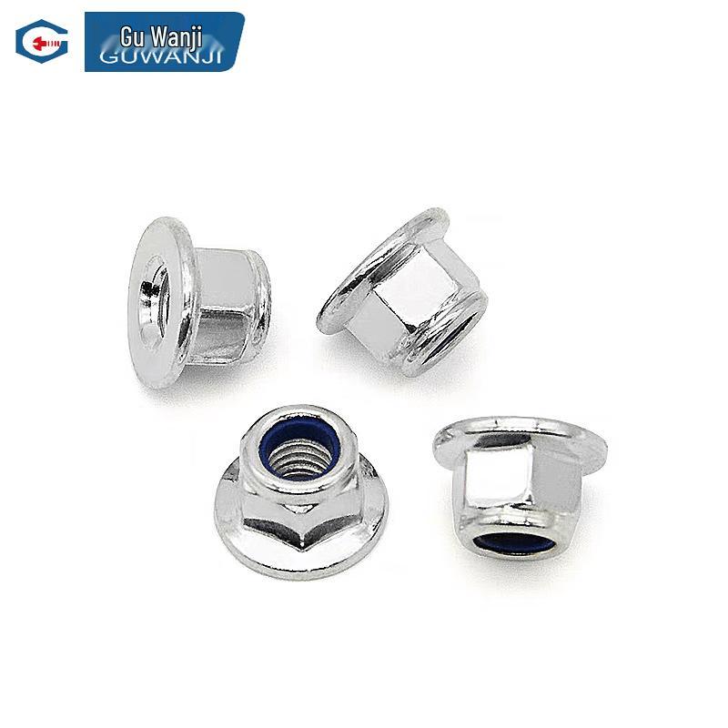 GUWANJI Non-Metallic Insert Hex Flange Lock Nut
