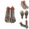 Accessoire d'Halloween Main Fausse Accessoires de Filmage Main Fausse Unique Super Mignonne Exportation Directe Accessoires pour le Corps