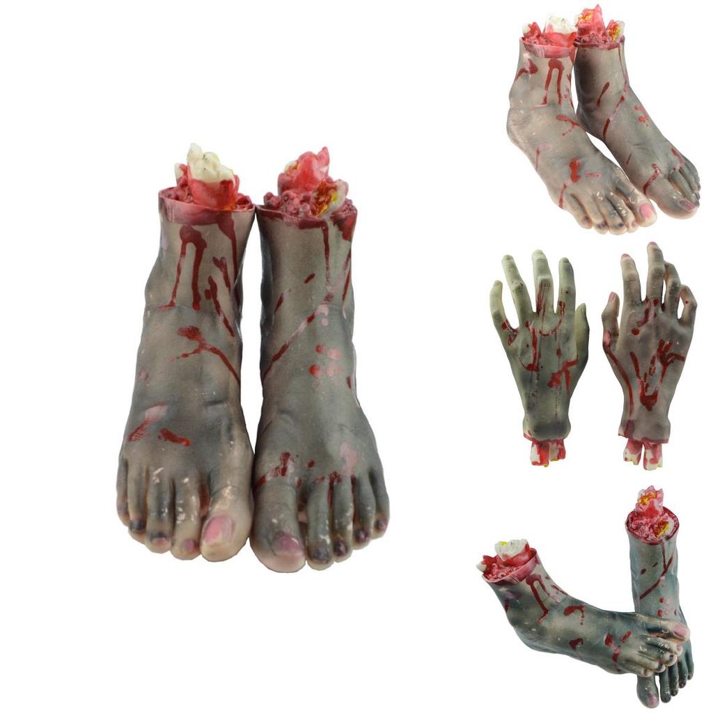 Accessoire d'Halloween Main Fausse Accessoires de Filmage Main Fausse Unique Super Mignonne Exportation Directe Accessoires pour le Corps