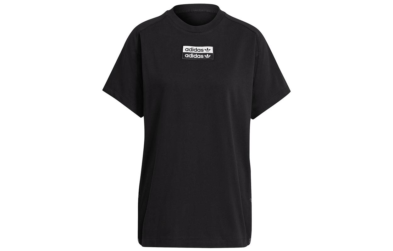 

Adidas Originals Set in Sleeve T Shirt Women s Black H06772 36
