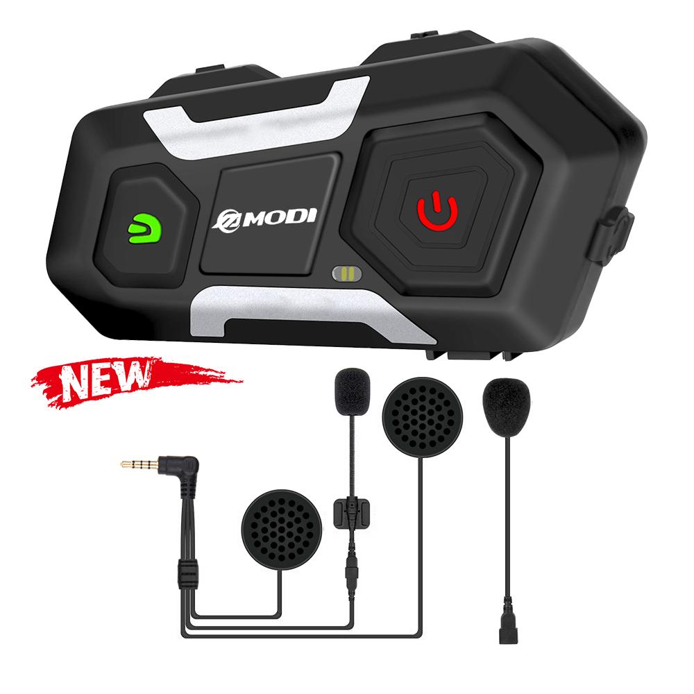 

Гарнитура для мотоцикла с шлемом, для мотоциклетного шлема, Интерком-гарнитура для мотоцикла, 1200M BT, водонепроницаемая, беспроводная, Bluetooth