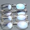Ultralight Glasses Frame Men Women Fashion Retro Round Screwless Eyeglasses Titanium Acetate  Classic Design