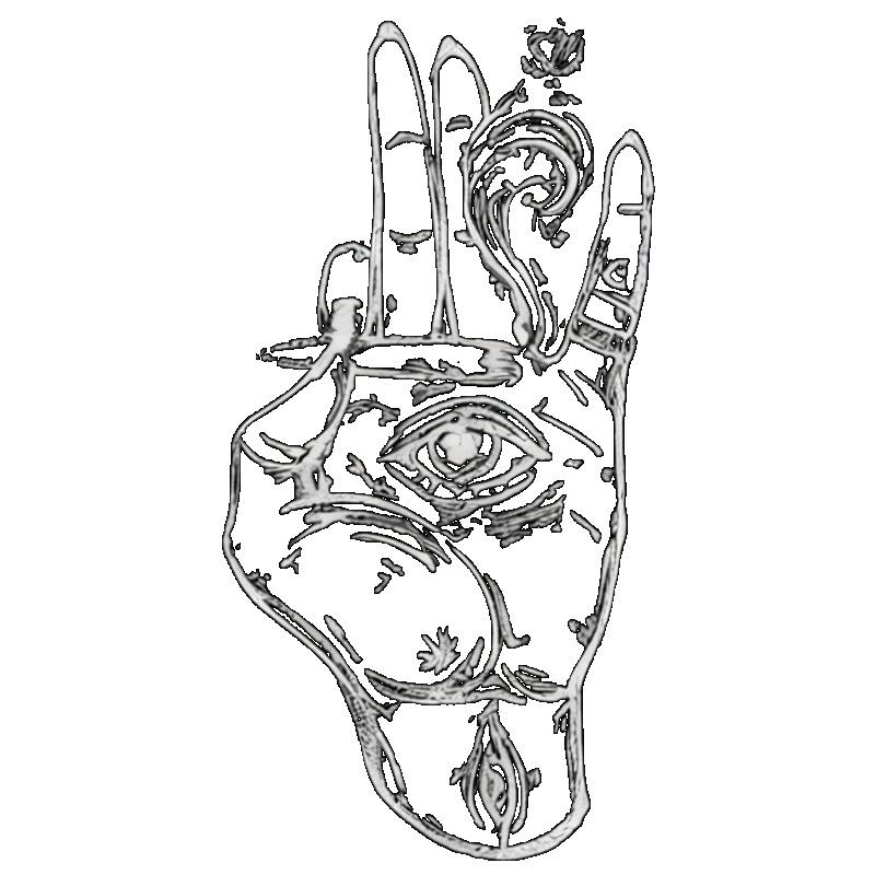 Oversized T Shirt Black Hand Eye Symbol Print Casual Streetwear Fashion Top for Women