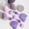 14Pcs Makeup Sponge Set with Storage Jar, Latex-Free Ultra Soft Beauty Blender for Foundation & Concealer, Dual-Use Wet/Dry