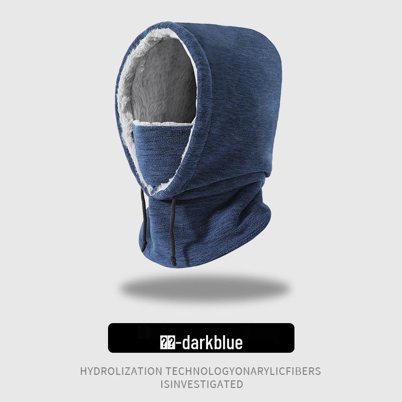 Women's Ionic Warm Cycling Hat and Scarf Pullover for Autumn and Winter Outdoor Skiing