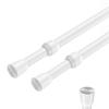 Multifunctional Warm Season Loaded Extendable Telescopic Rod Adjustable Curtain Rail Pole Household Hanging Rods for Window Bathroom