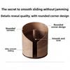Large Capacity Tissue Storage Box Natural Wood Retro Napkin Holder Paper Roll Rack  Kitchen Use