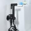 Bidet Faucet Stainless Steel Portable Toilet Bidet Sprayer Set Toilet Faucet Hygienic Shower Hot Cold Water Shoer Head