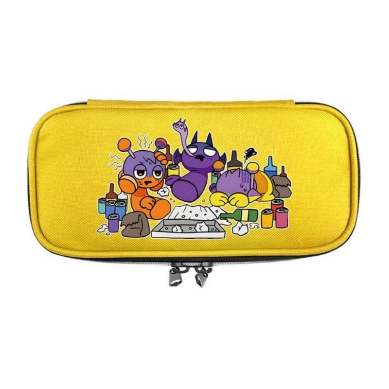 Sprunki Print School Handheld Pencil Case Stationery Box