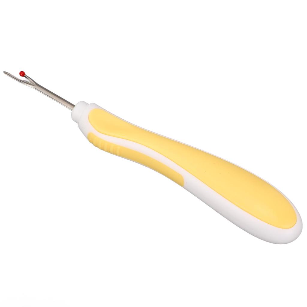Seam Ripper Ergonomic Silicone Handle Labor Saving Sewing Stitch Remover Thread Unpicker Yellow