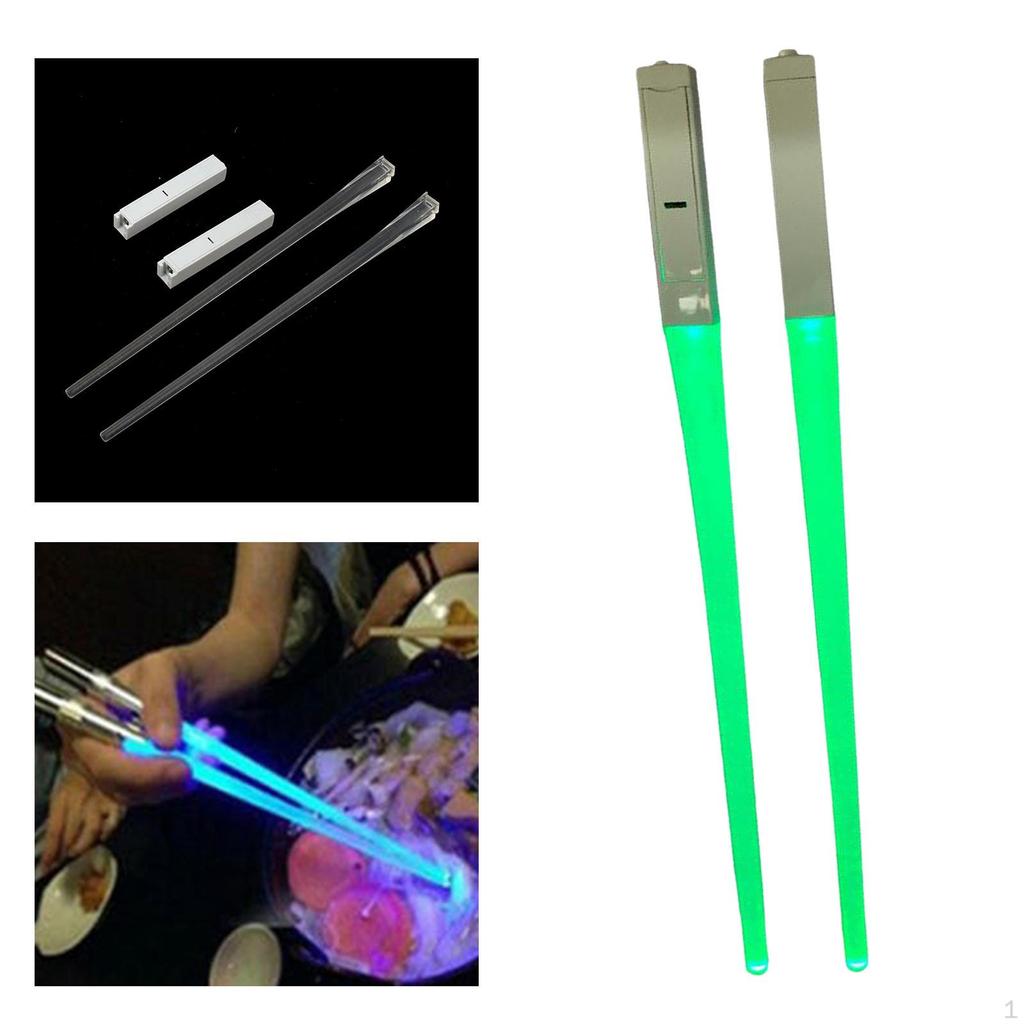 1 Pair LED Chopsticks Durable Lightweight Dining Party