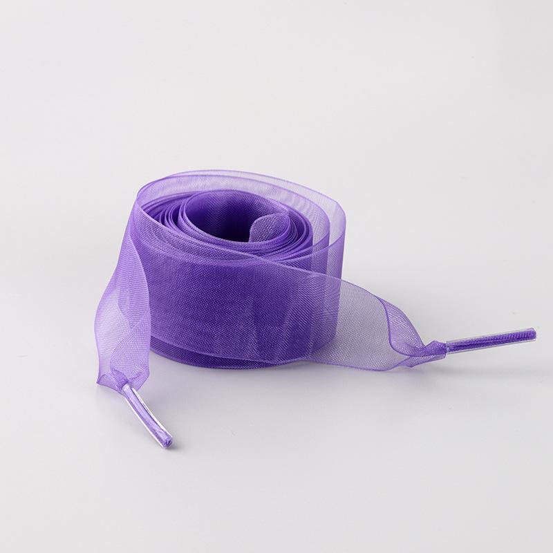 1Pair Women's Soft Casual Flat Shoestrings for Sneaker 2.5CM Wide Shoe Accessories Shoe Laces Silk Satin Ribbon Shoelaces