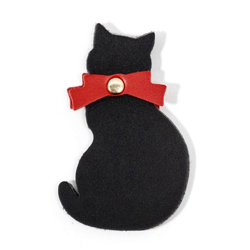 

Animal Kitten Shape Bookmarks Leather Book Page Clip Page Marker Reading Aid for Teacher Student Book Lover Reading Aid 1