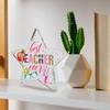 "Best Teacher Ever" Keepsake - Acrylic Desk Gift for Educators' Milestones