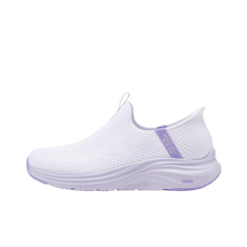 Skechers Vapor Foam Comfortable Versatile Durable Low-Top Casual Shoes Women sneakers White Purple 150407-WLV 37