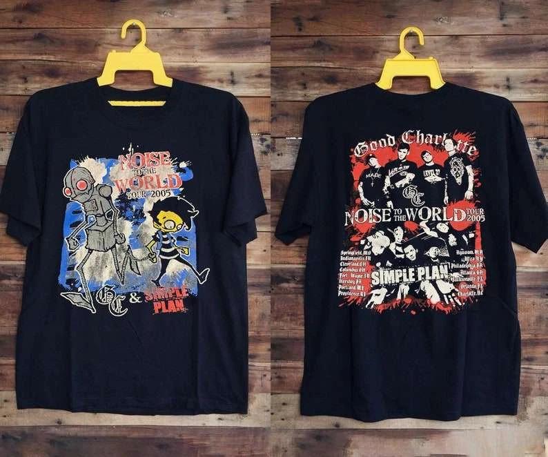 

Good Charlotte Simple Plan Noise To The World Tour 2005 TShirt Unisex T-Shirt S