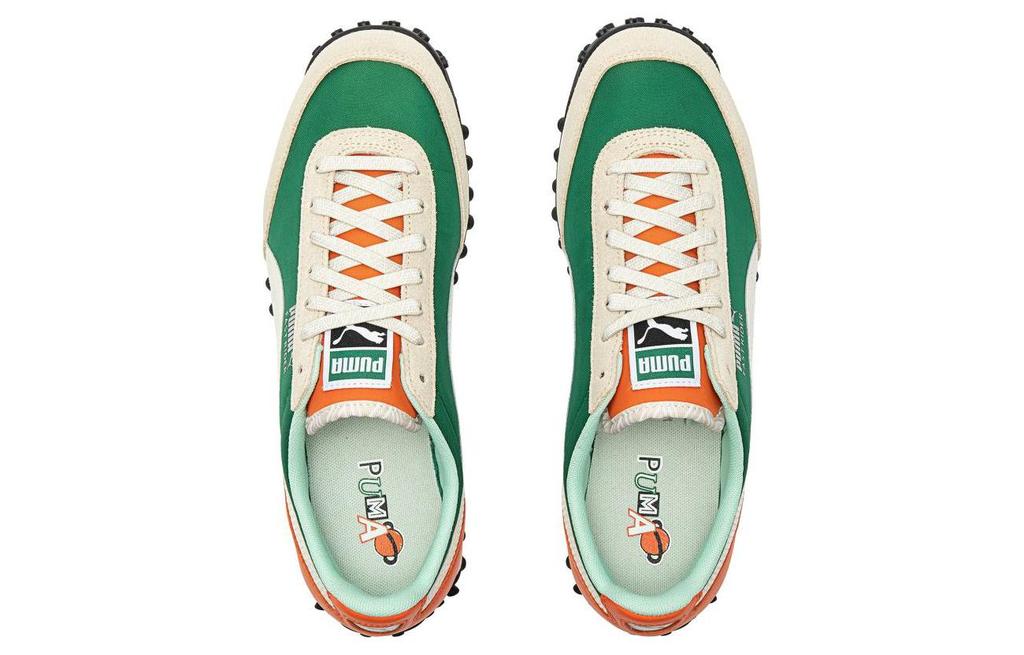 Herren Sneaker Puma Fast Rider Beige Grün Orange