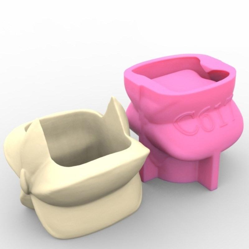 Moule en Silicone Forme de Fruit Vase Pots de Fleurs Pot à Stylo Succulente Outil de Fabrication DIY Moule de Vase en Résine Béton Décorations de Maison Outil