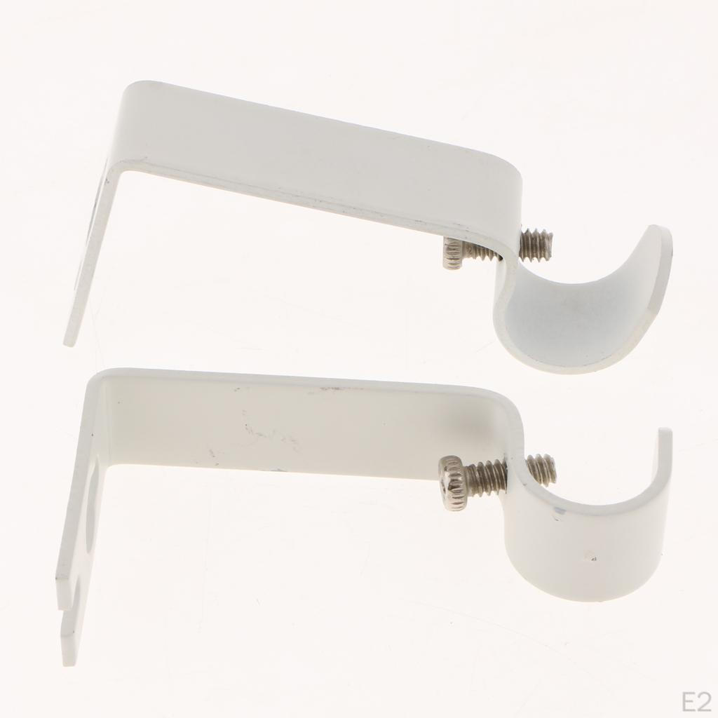 2 Adjustable Curtain Rod Holder for Bedroom