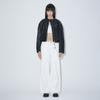 LALAFOX Damage Cutting Denim Pants White Bp2Dp003