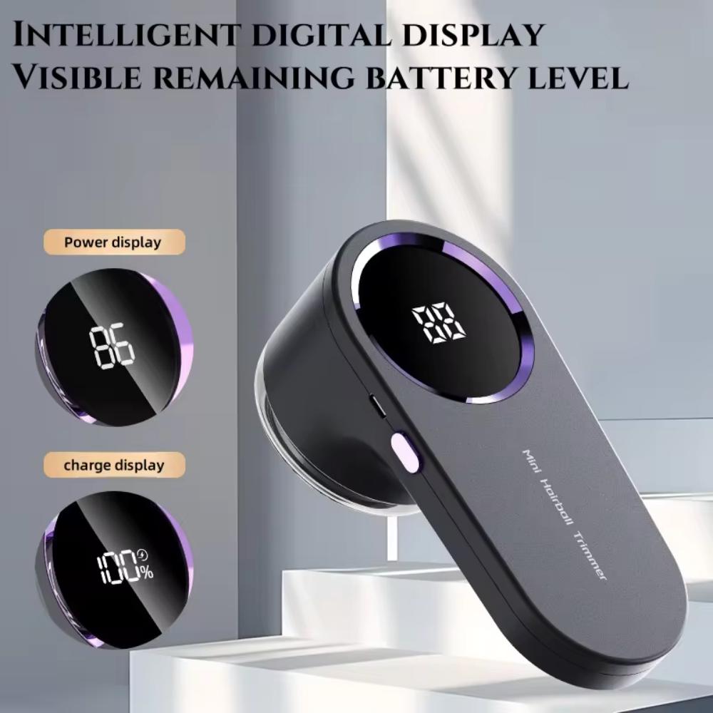 Mini Electric Lint Shaver With Led Display Usb Charging Clothes Pill Remover For Home Travel and Clothes And Sweater