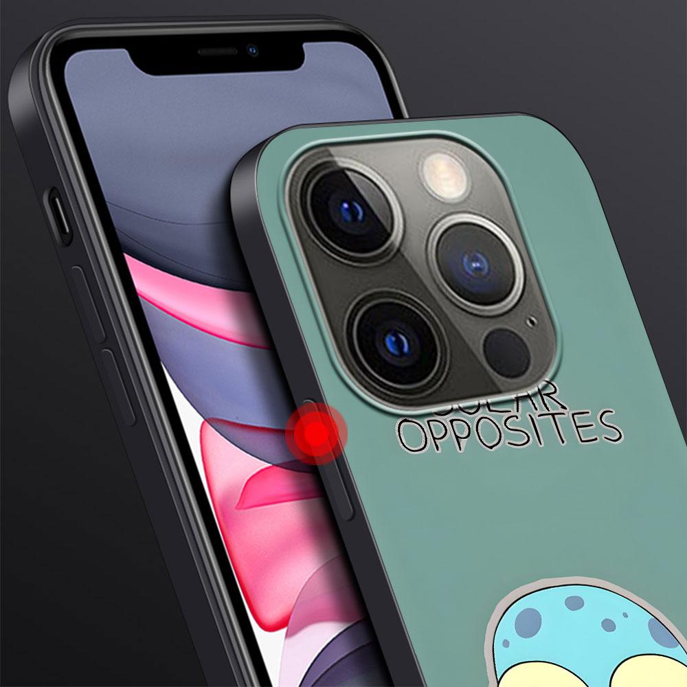 Solar Opposites Case for Apple iPhone 14 11 16 Plus X XS 13 12 Mini XR 15 Pro Max Silicone Black Soft Phone Cover