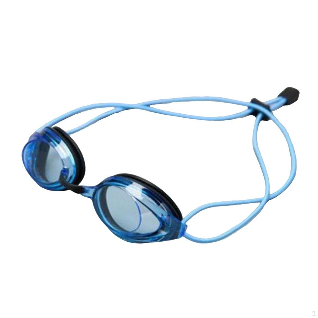 Swim Goggles Anti Fog Comfortable Adjustable Headband Wide View No Leaking Swimming Glasses Eyewear