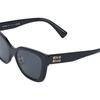 Miu Miu Logo Cat Eye Sunglasses Women sunglasses Black MU02ZS1AB5S0