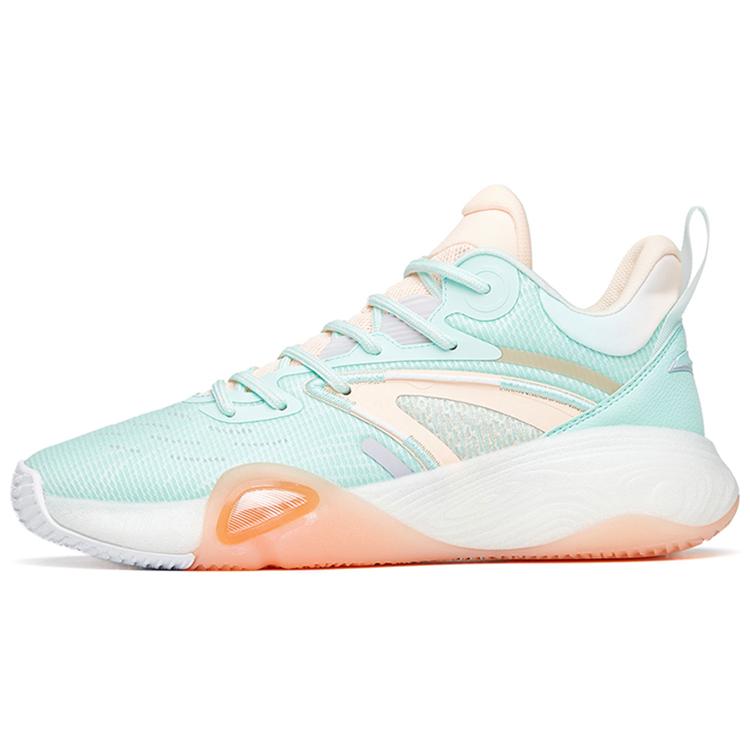 

Anta Feather Cushioning Anti Slip And Wear Resistant Low Top Performance Basketball Shoes Men s Green Pink 43