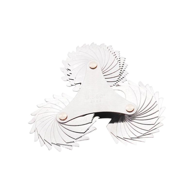 Professional Thread Measuring Tool High Accuracy Screw Pitches Gauges Easy to Use for Engineers Repair Man & DIY Projects