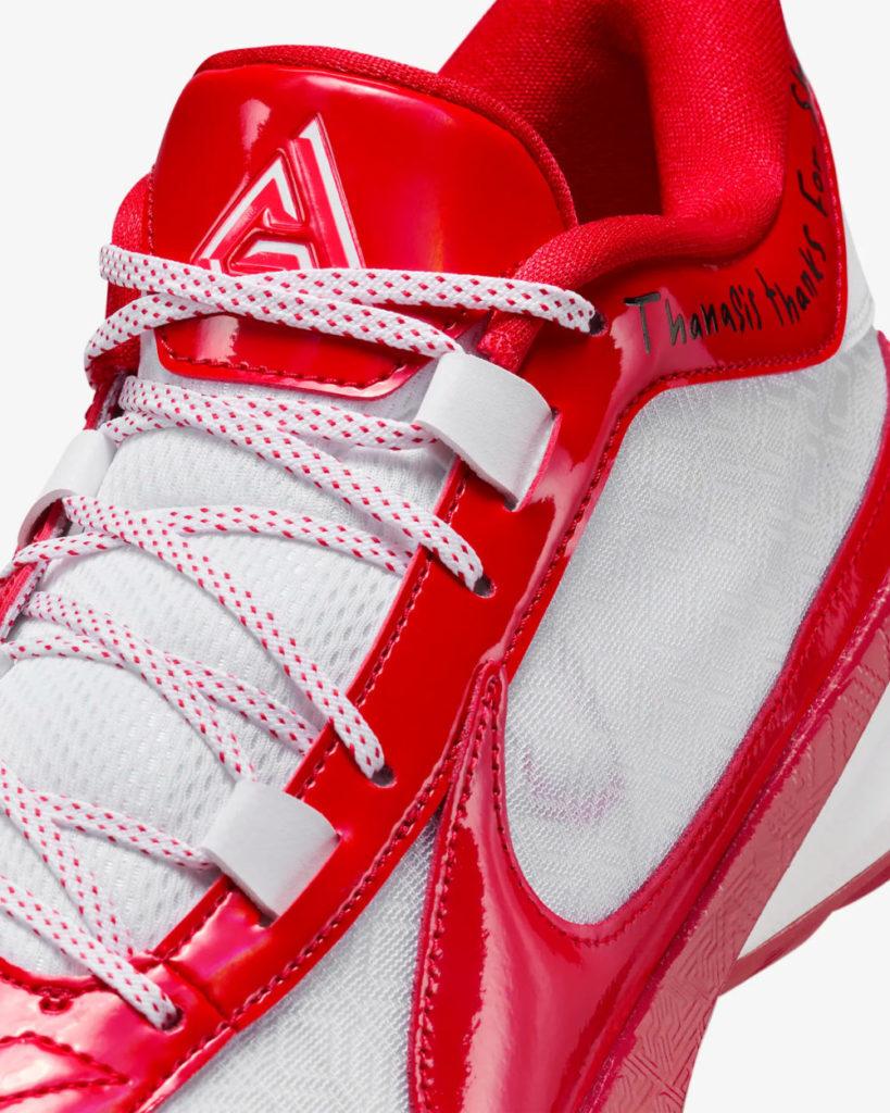 FJ4248-600 Nike Giannis Freak 5 ASW University Red Bright Crimson White (Men's)