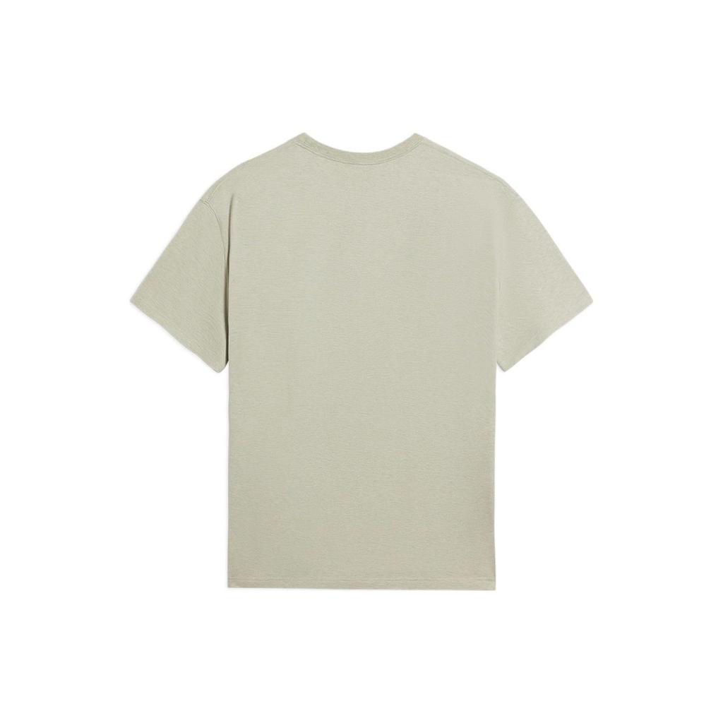 Li Ning T Shirts Unisex Mulberry Leaf Chlorophyll Crew Neck Moderate Straight Fit AHSS132-1
