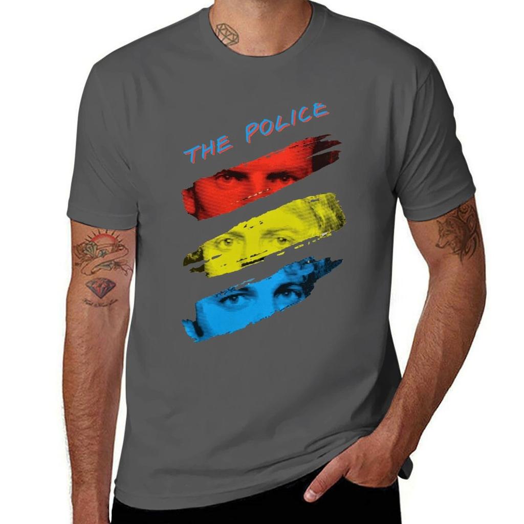 The Police Tshirt Creative Graphic Tee Shirt