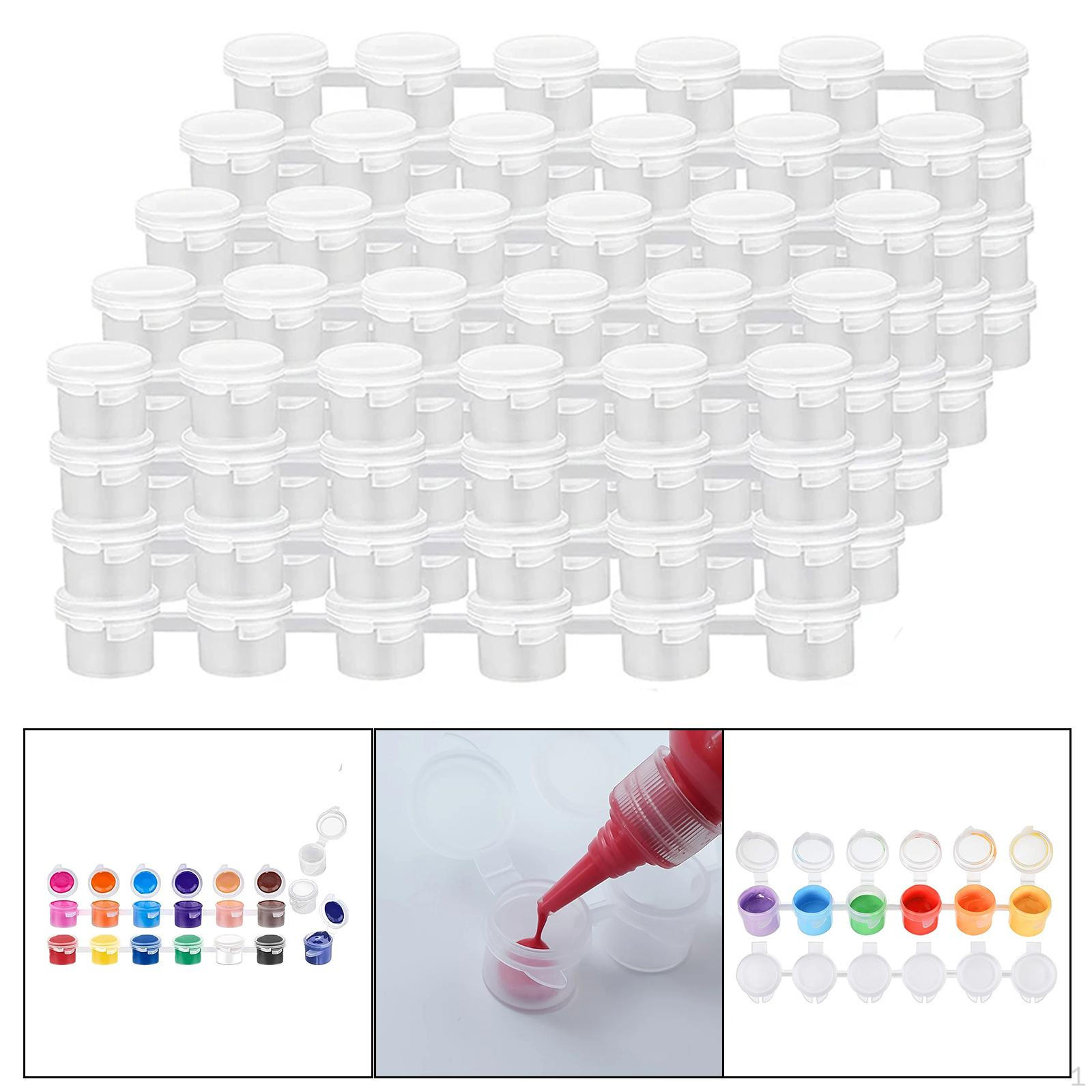 

Пустые горшки с краской, полоски, акриловые контейнеры, искусство, сделай сам, живопись для взрослых и детей 20pcs 3ml 17cm