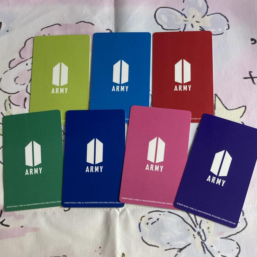 [USED] BTS JPFC Fan Club Newsletter Survey Winner Bonus Trading Card