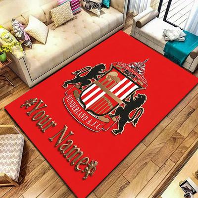 Sunderland Afc Custom Name Carpet Rug For Living Room Bedroom Home Sofa Decoration,Kids Play Non-slip Floor Mat
