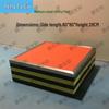 Military Green Sentry Post Mat with Stainless Steel Edge