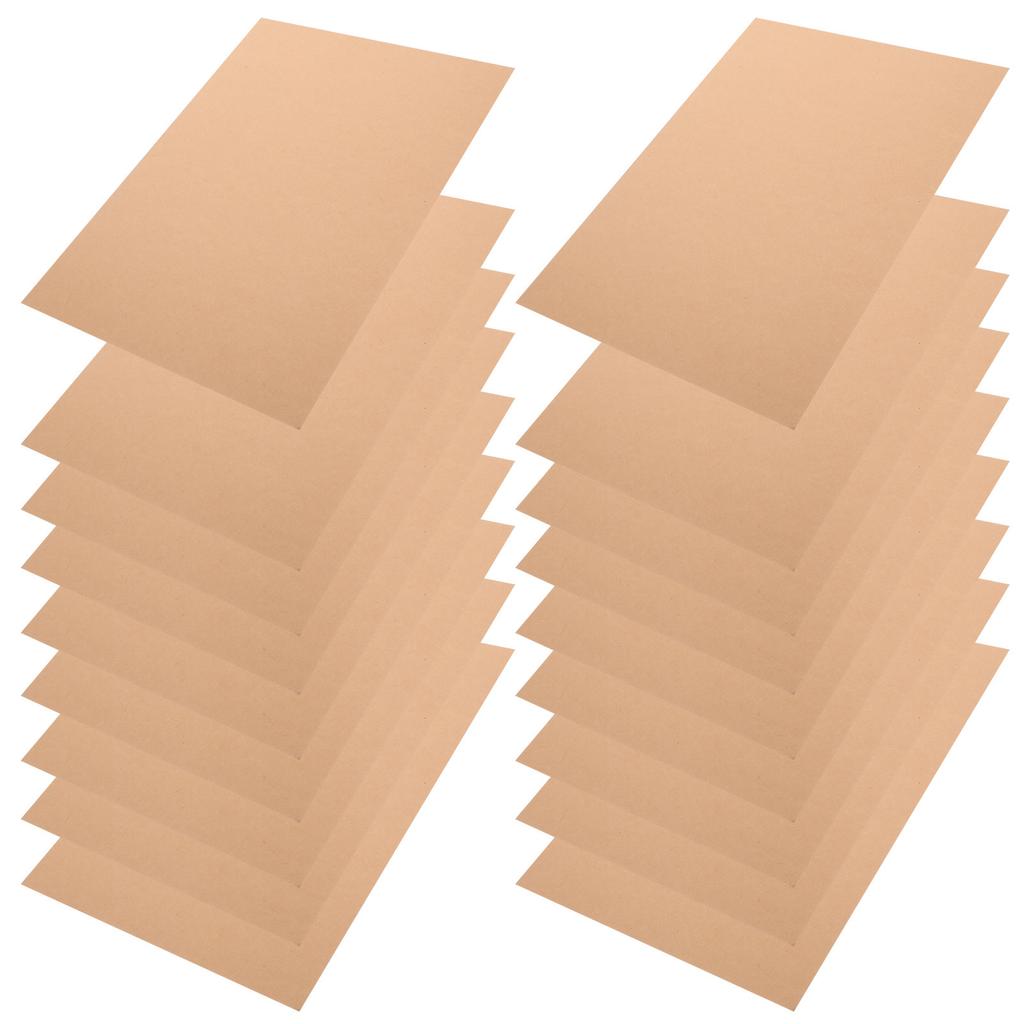 100 Sheets Brown Kraft Card Stock 240G Blank Cards for Card Making Scrapbooking Painting Drawing Crafts Unlined Index Cards