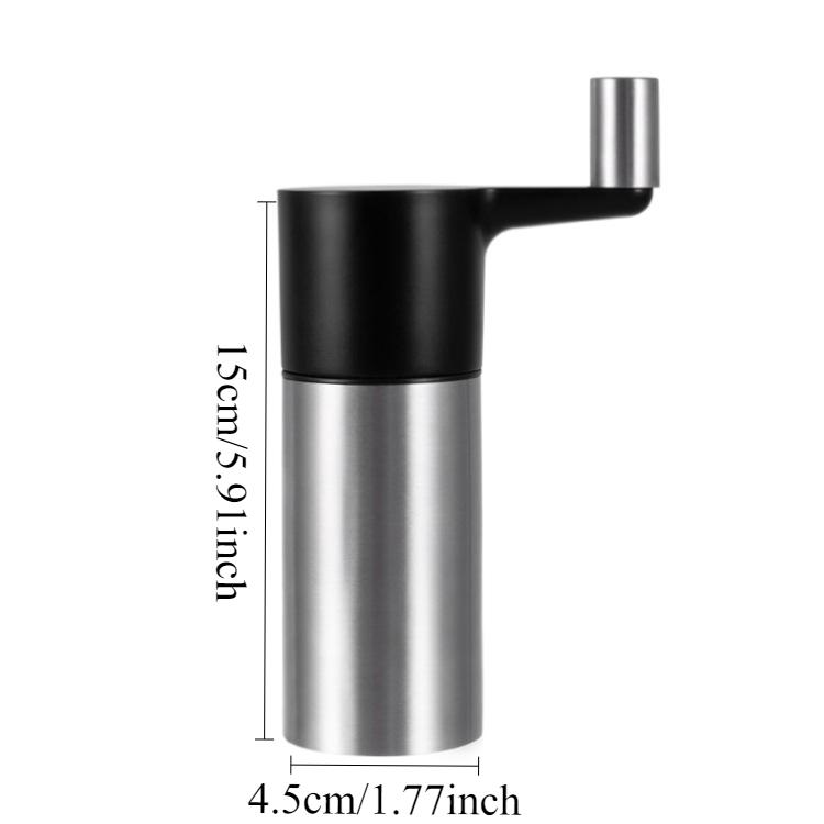 

Hand Operated Metal Nutmeg Grinder Mill Adjustable Coarse to Fine Grate for Spices Nuts Kitchen Tool