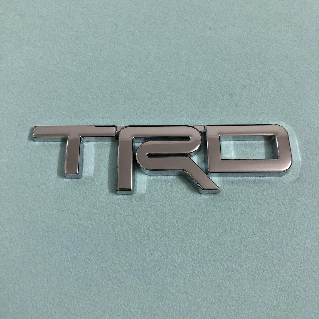 TRD 3D Metal Logo Sticker for Toyota Cars—Trunk & Tail Body Modification