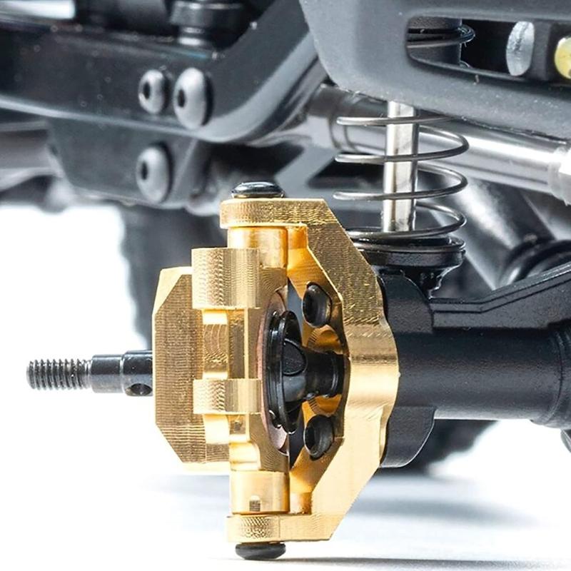 Brass Weight Steering Link Block  Diff Cover Casters Block for 1/18  Crawler Car 4-M
