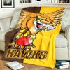 Hawthorn Hawks  Theme Blanket Suitable For Beds Sofas And Camping Perfect For Both Men And Women Comfortable Bedding All Year Round