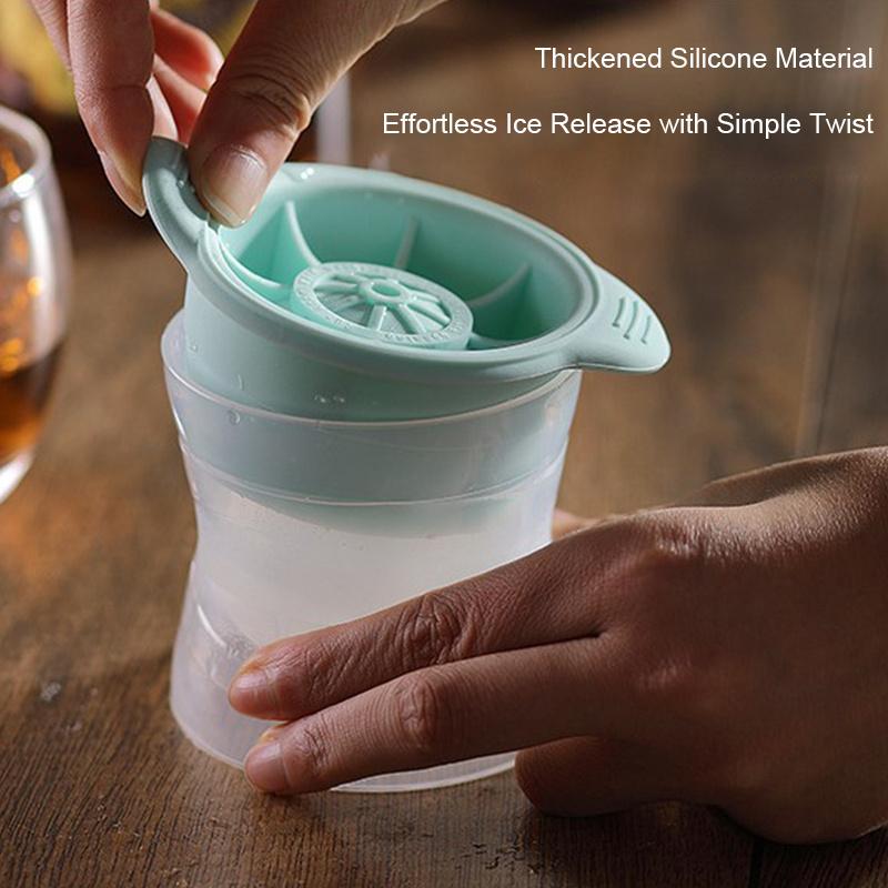 Silicone Sphere Ice Mold, Ice Hockey Mold, Whiskey Cocktails Drinks Partner Ice Cream Tool Diy Ball Mold