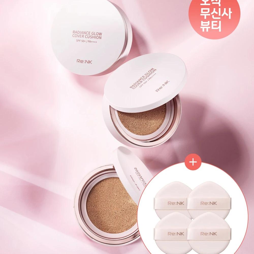 Radiance Glow Cover Cushion (Main Product 15g + Refill 15g) (+ 4 Puffs) 010 Light