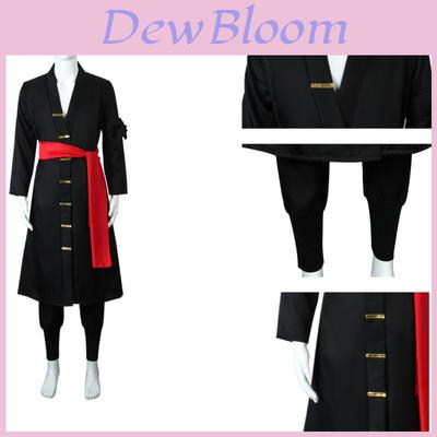 Halloween Costume Roronoa Zoro One Piece Kimono Wano Kuni Country Cosplay