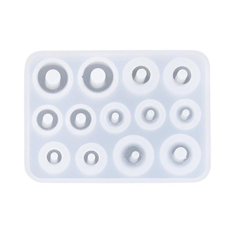 Silicone Molds For Resin Beads Gemstones DIY Crafting Multi Shape Jewelry Accessories Pendants Casting Tools Supplies Set